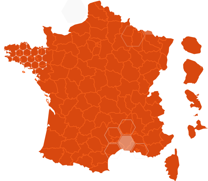 Illustration carte de France