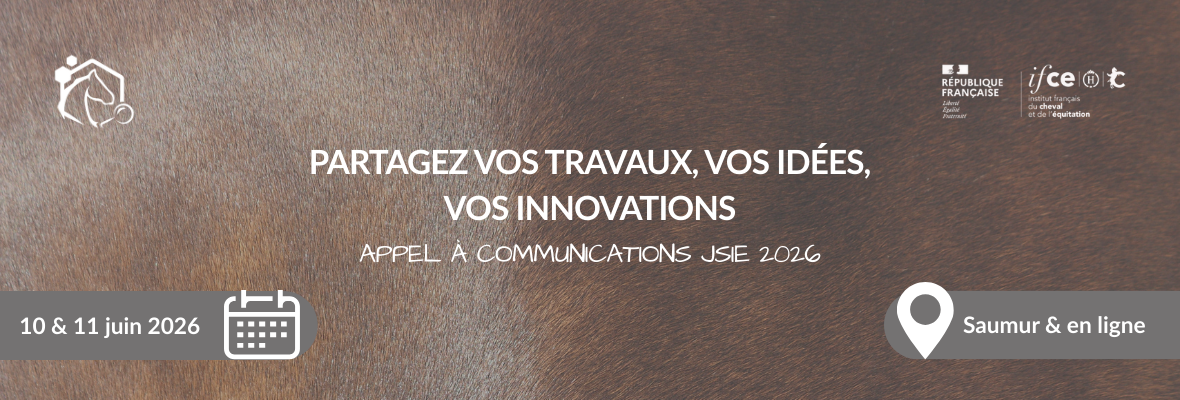 Participez aux Journées Sciences & Innovations Équines 2026